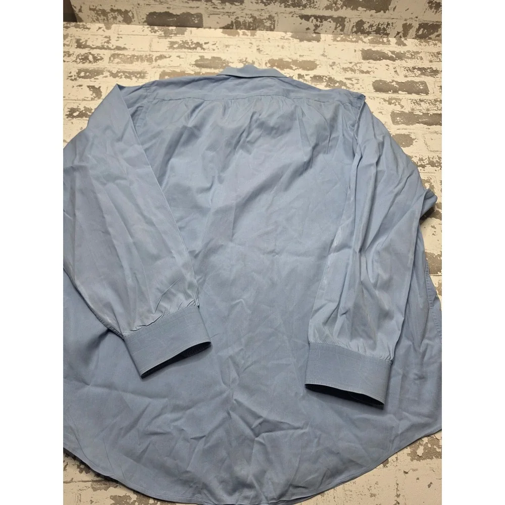 Banana Republic Stretch Mens XL Light Blue Long Sleeve Button Down Dress Shirt